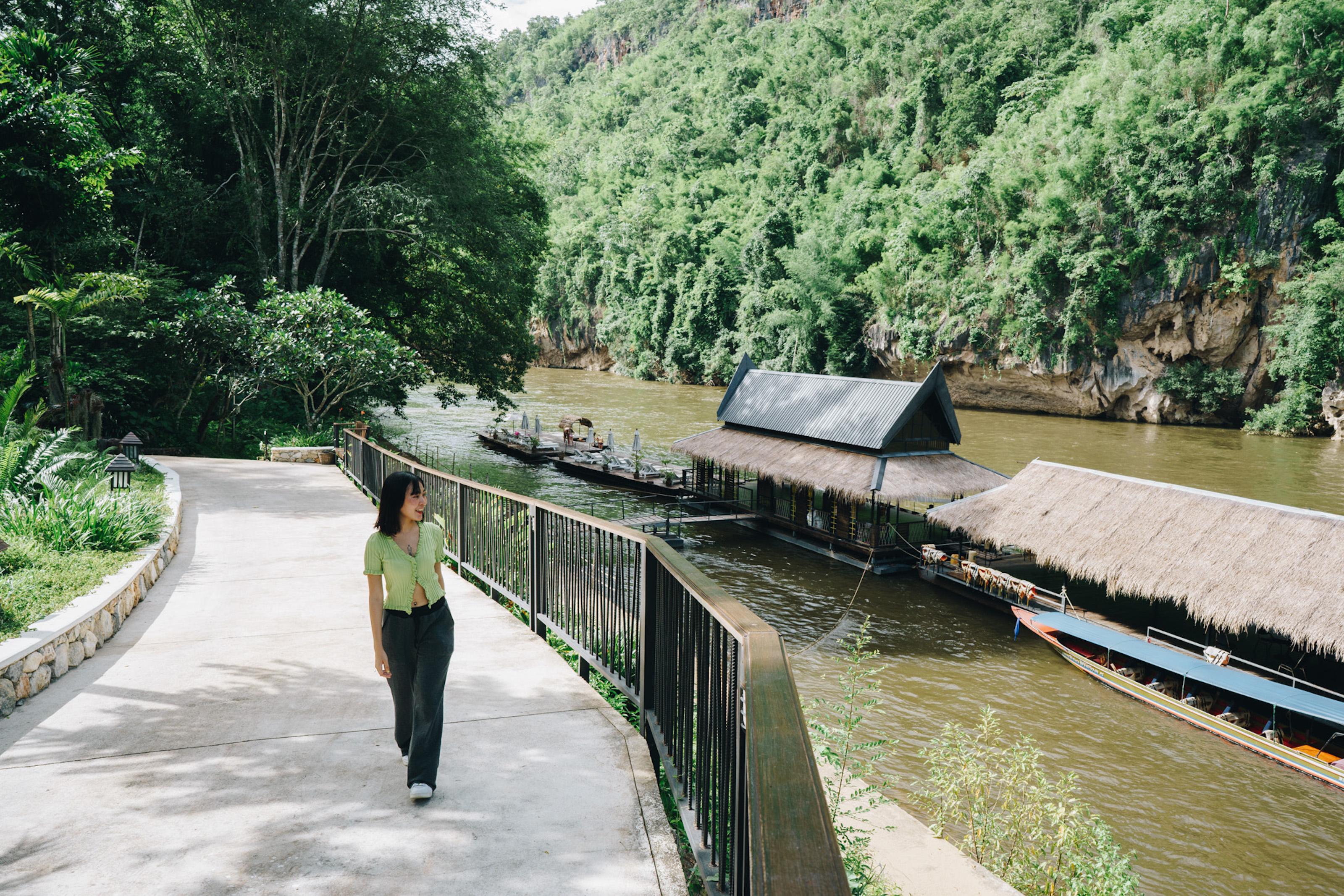 River Kwai Resotel Ban Huai Maenam Noi Exterior foto